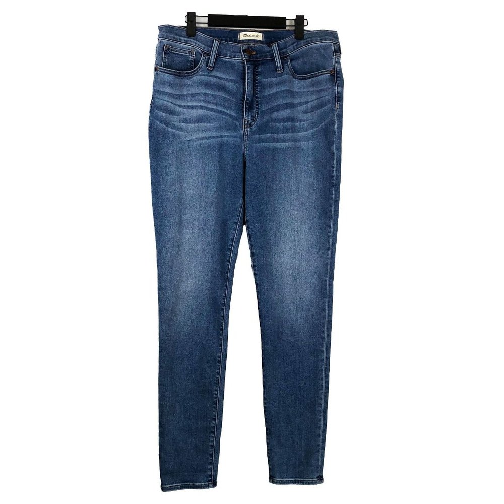 Madewell 10" Roadtripper Skinny Jeans — Medium Blue Wash 32 Tall